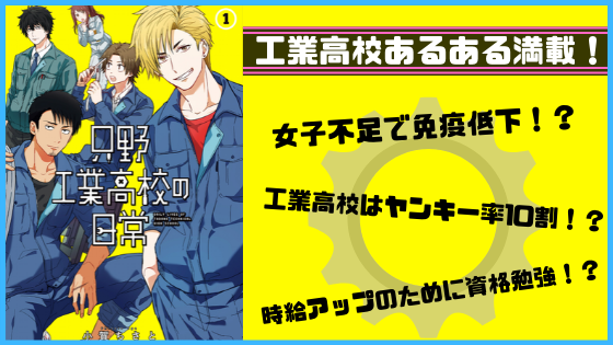 漫画 只野工業高校の日常 ネタバレ感想 工業高校生あるあるをコミカルに描いた良作